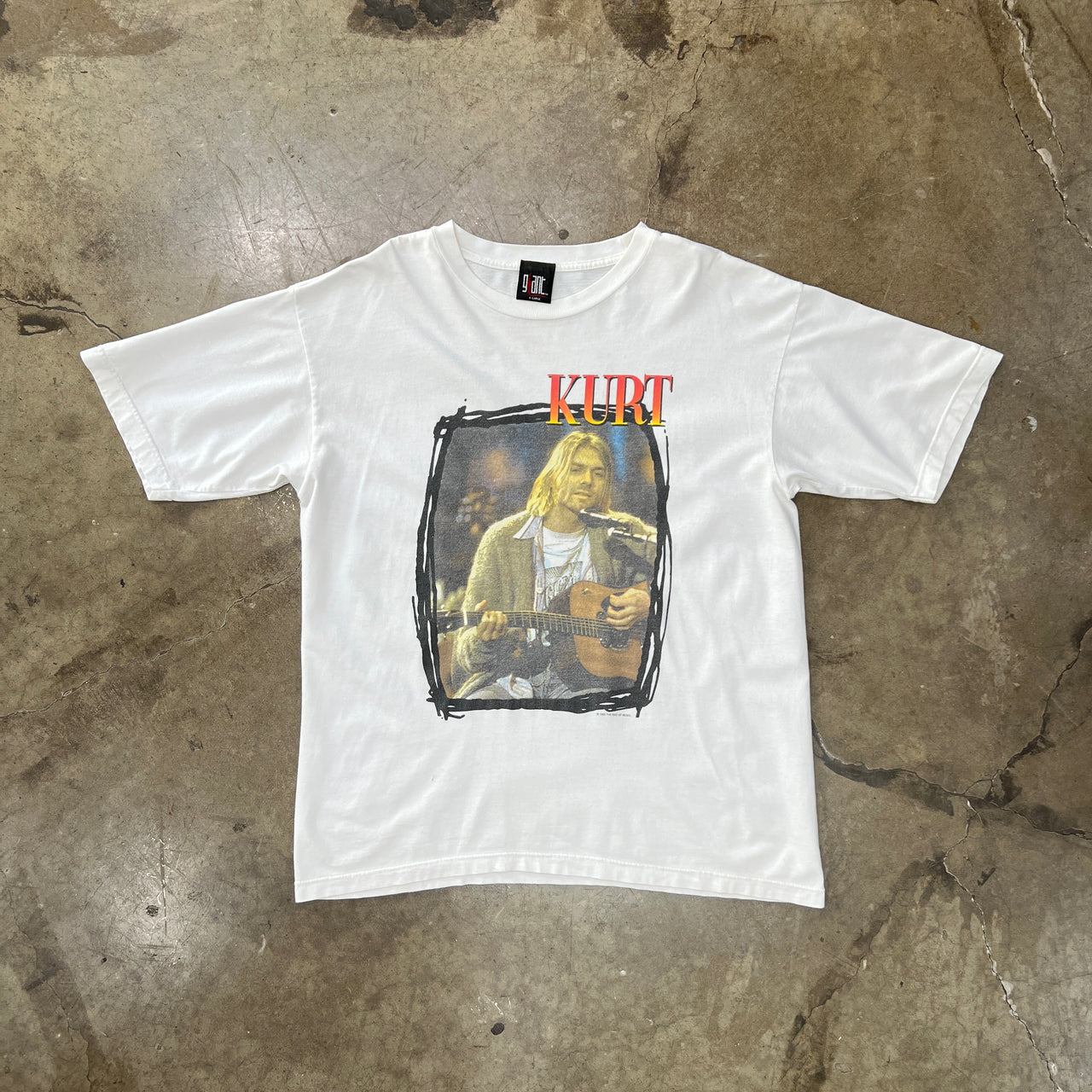 1995 Kurt Cobain Unplugged MTV Sun Is Gone Memorial Nirvana Tee