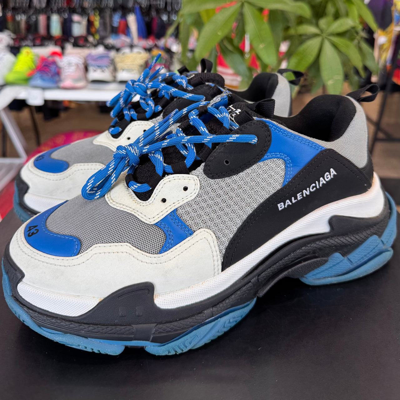 Balenciaga Triple S Grey Blue