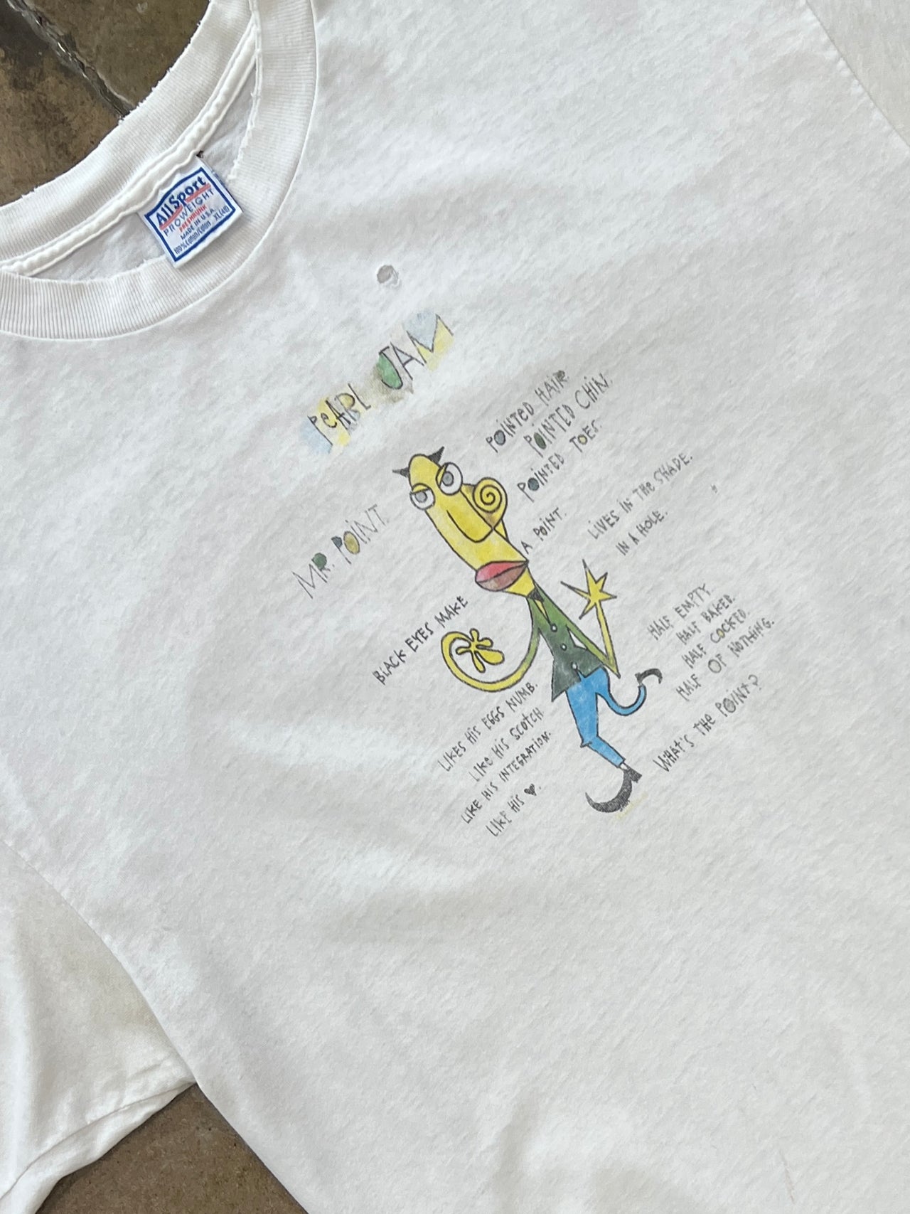90s Pearl Jam The Point Mr. Point Band Tee