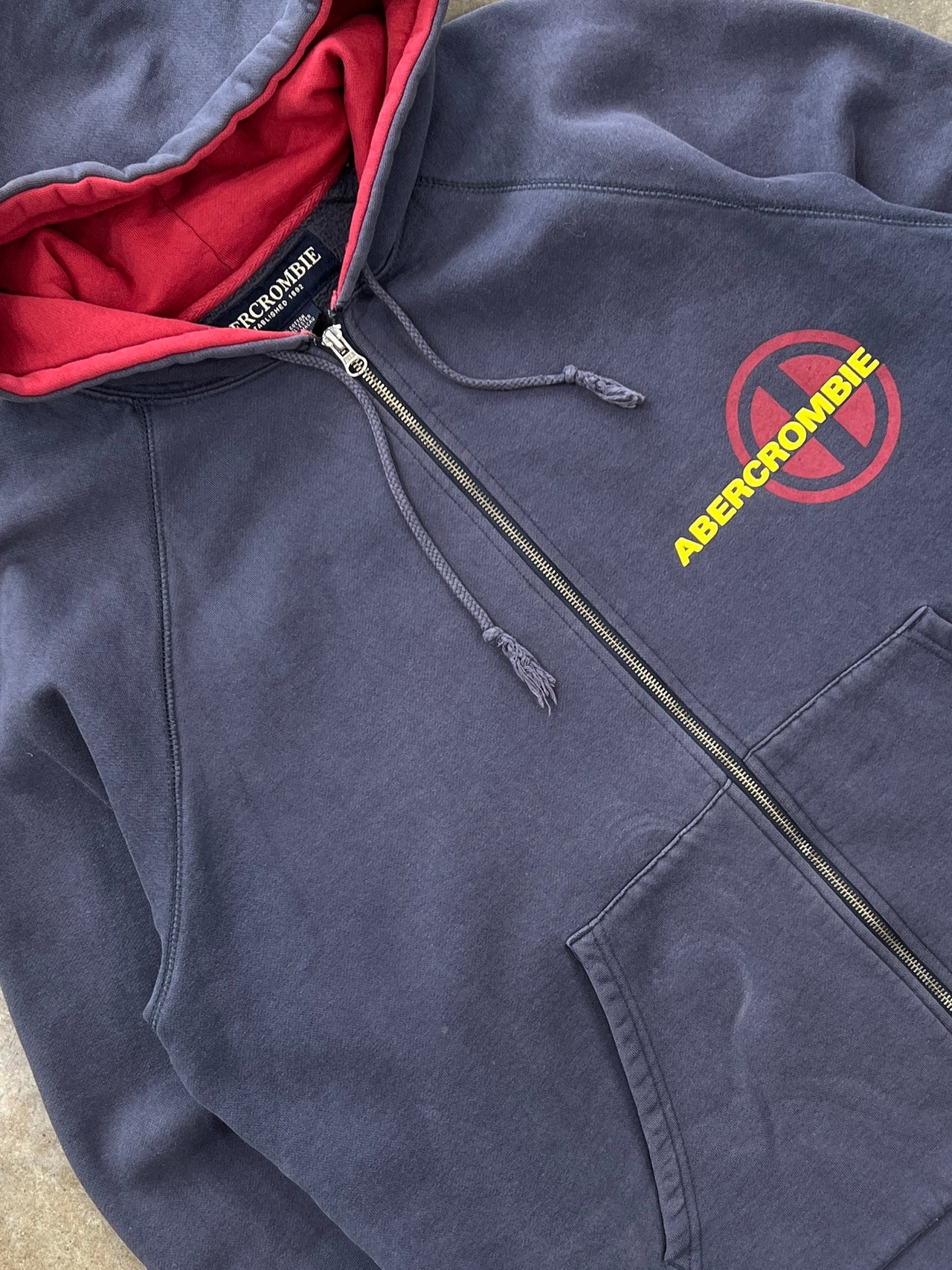 Y2K Abercrombie Full Zip Hoodie