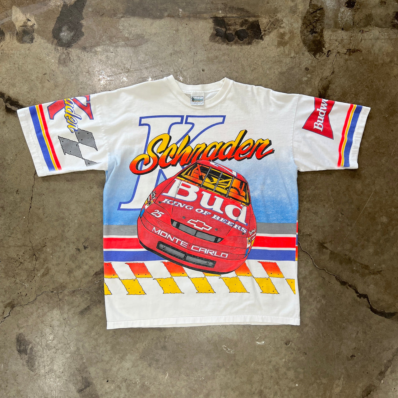 AOP 1995 Ken Schrader Budweiser Racing Tee