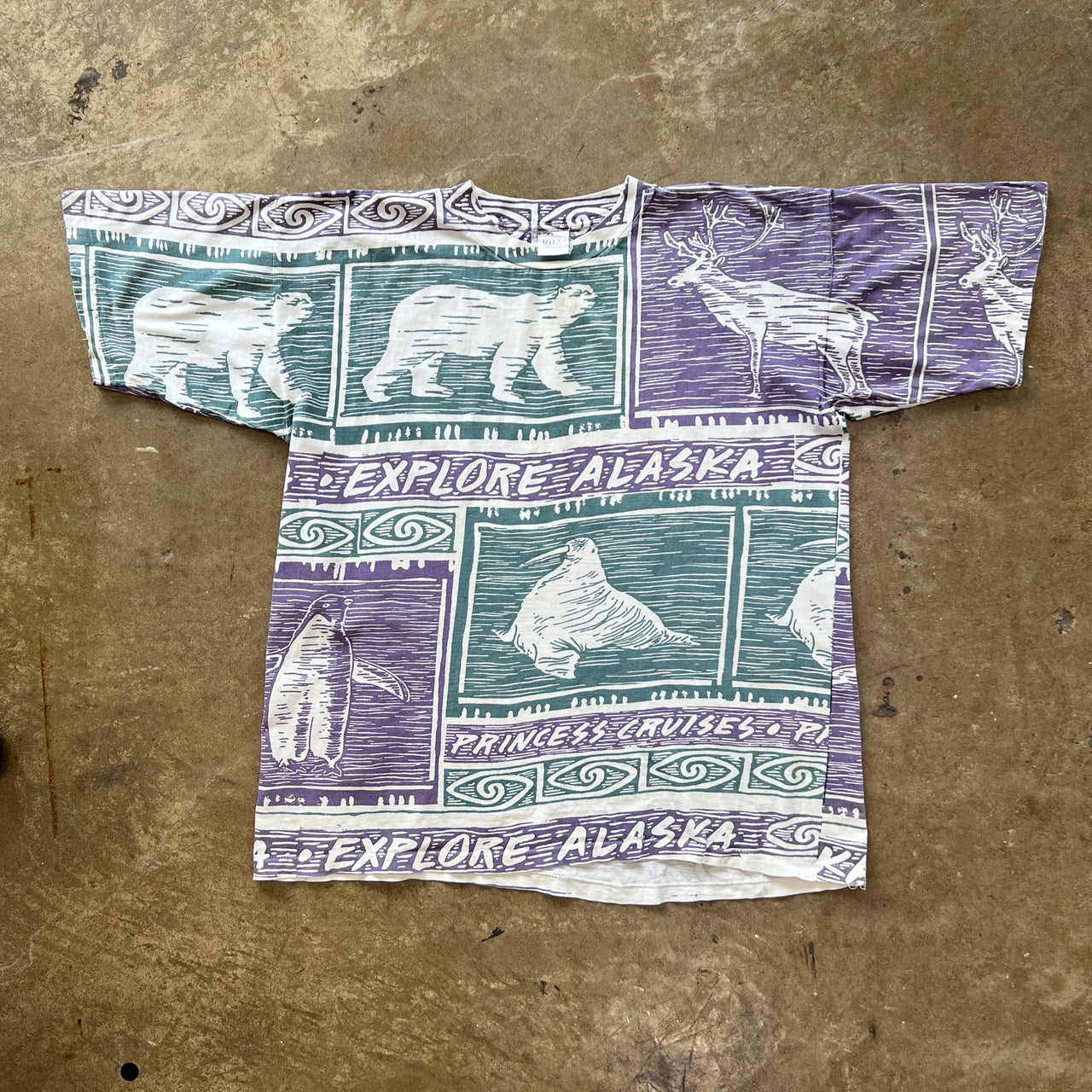 90s Explore Alaska Nature Single Stitch Tee