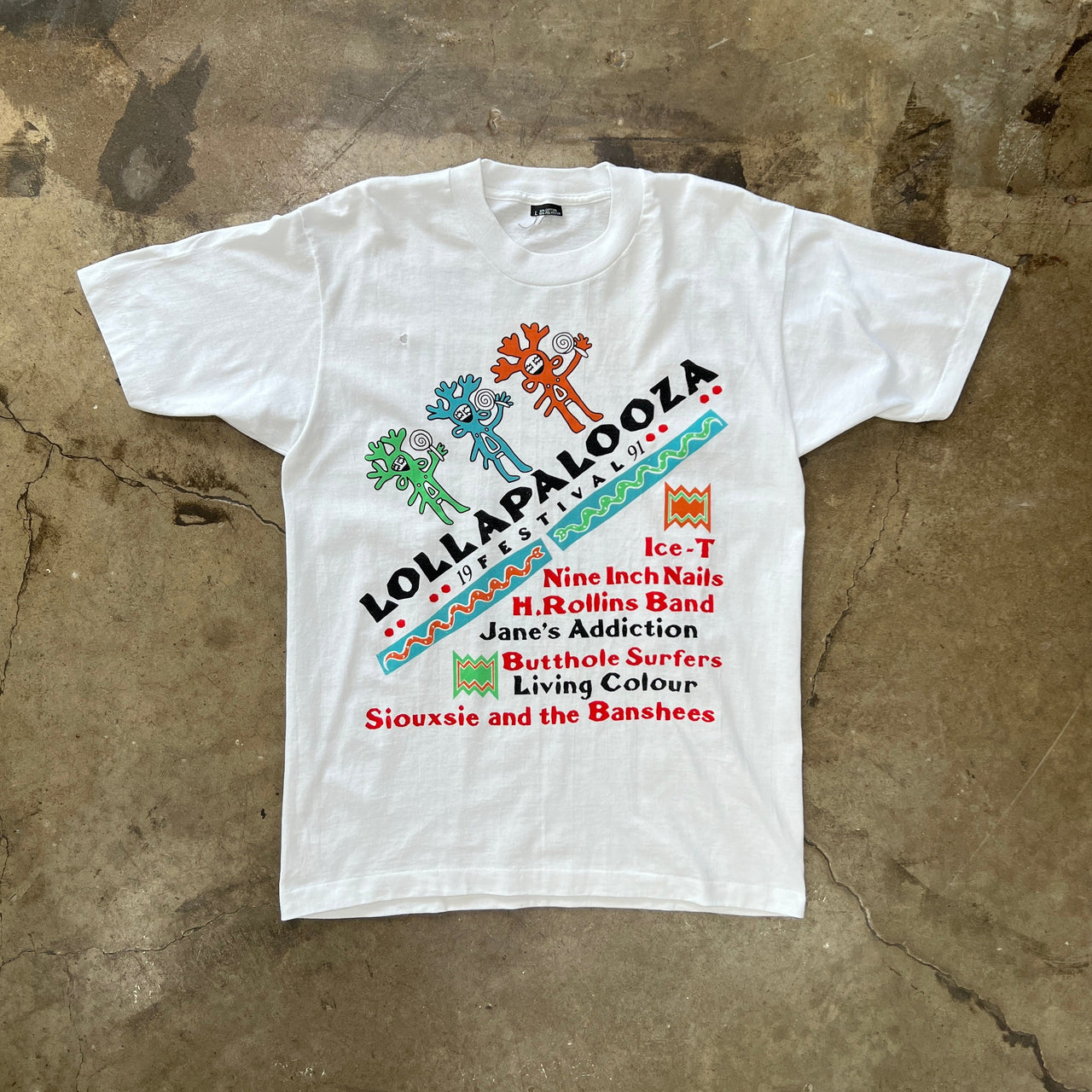 1991 Lollapalooza Nine Inch Nails Festival Tee