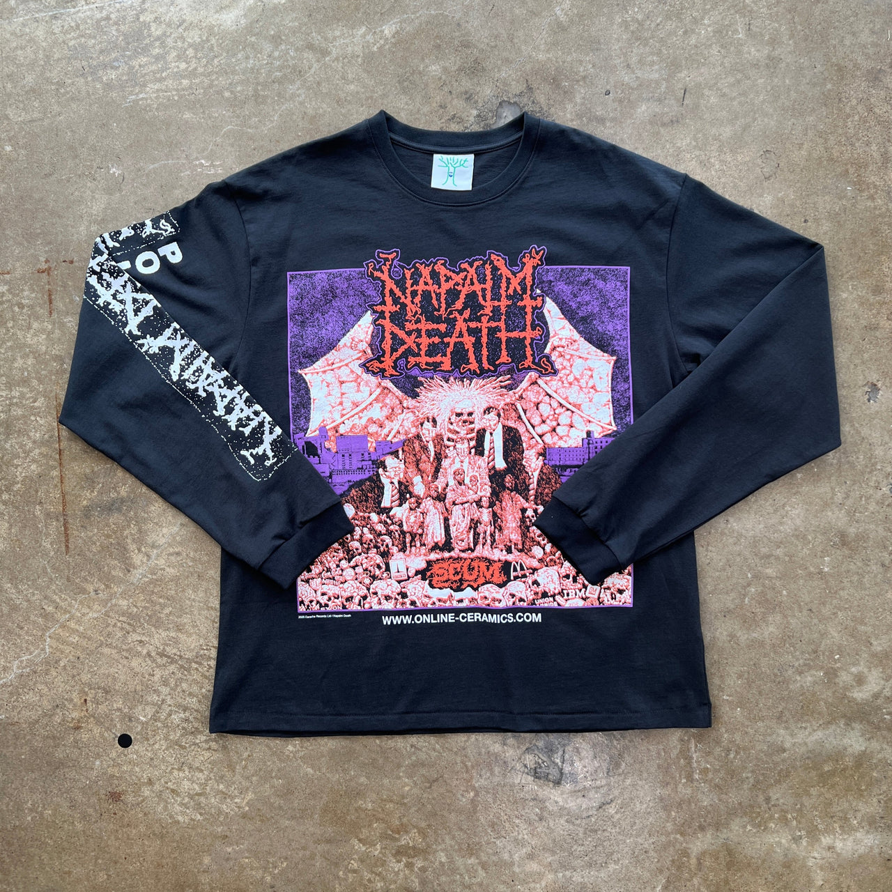 Online Ceramics Napalm Death Polluted Minds LS