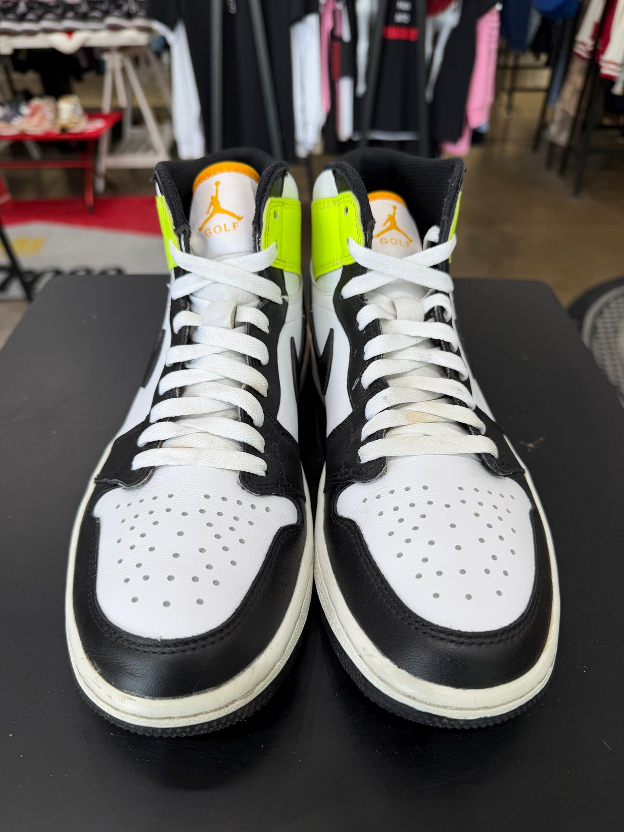 Air Jordan 1 Golf White Gold Volt Black (2024)