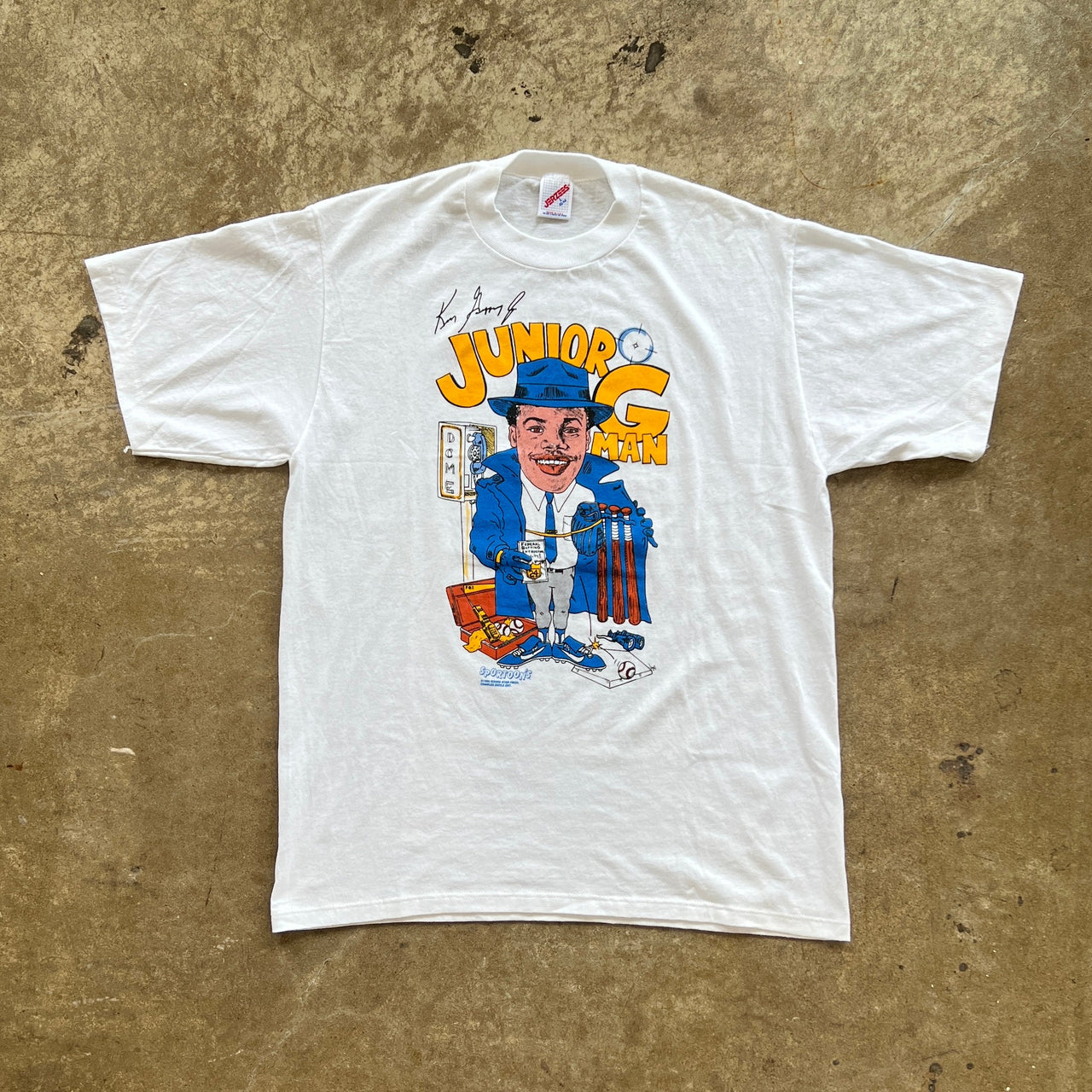 1990 Ken Griffey Jr Junior G Single Stitch Tee