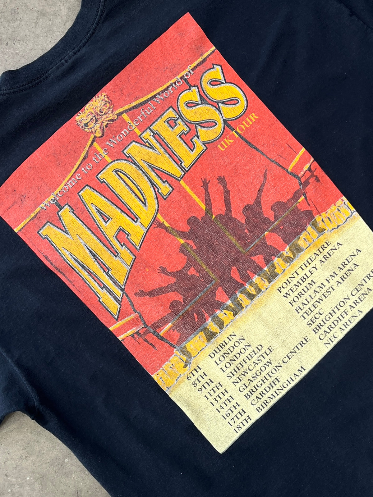2007 Madness European UK Tour Wonderful World Tee