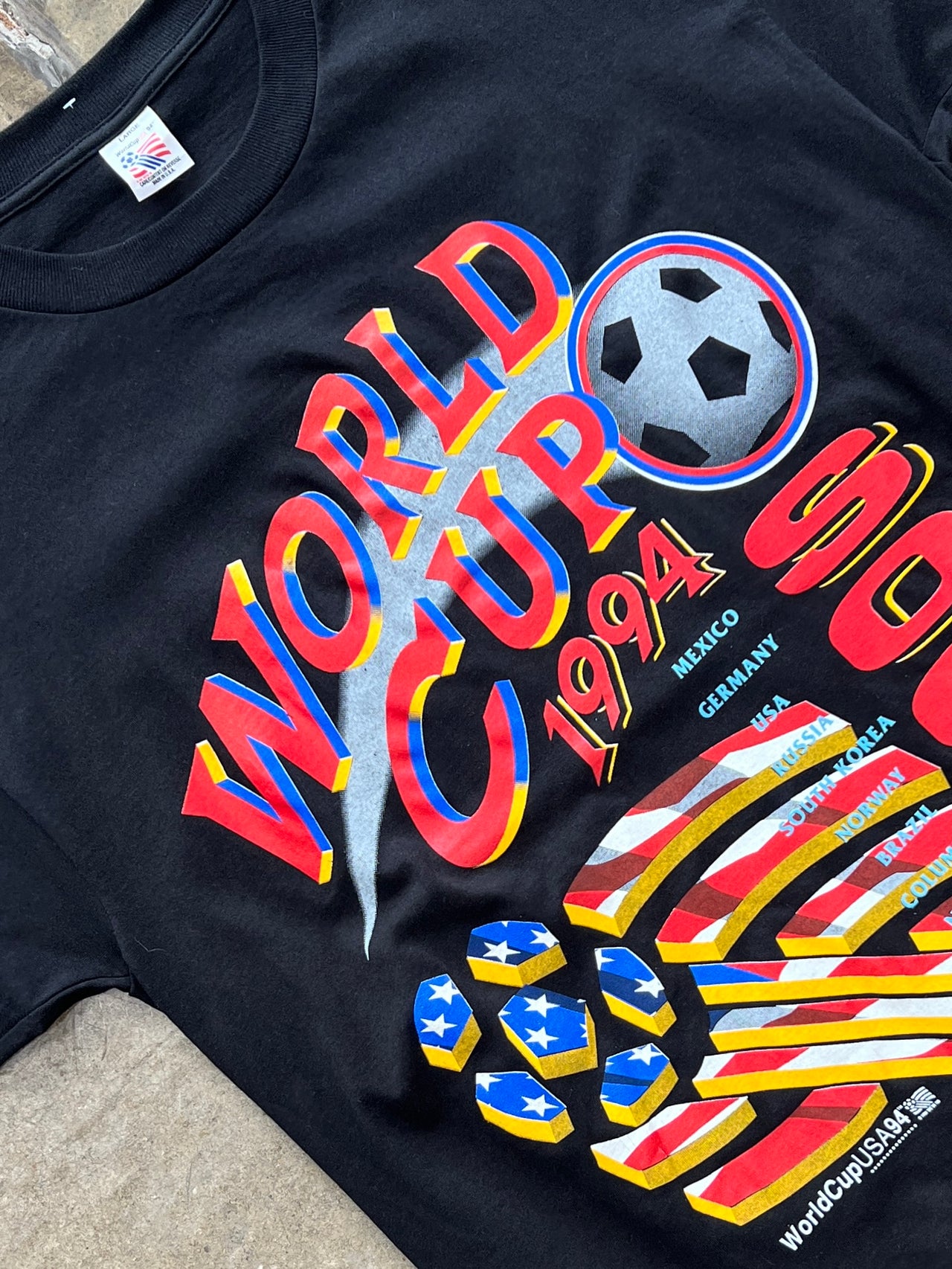 1994 World Cup Soccer Rap Style NWT Tee
