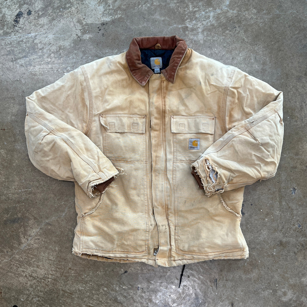 90s Carhartt MiUSA Corduroy Work Jacket