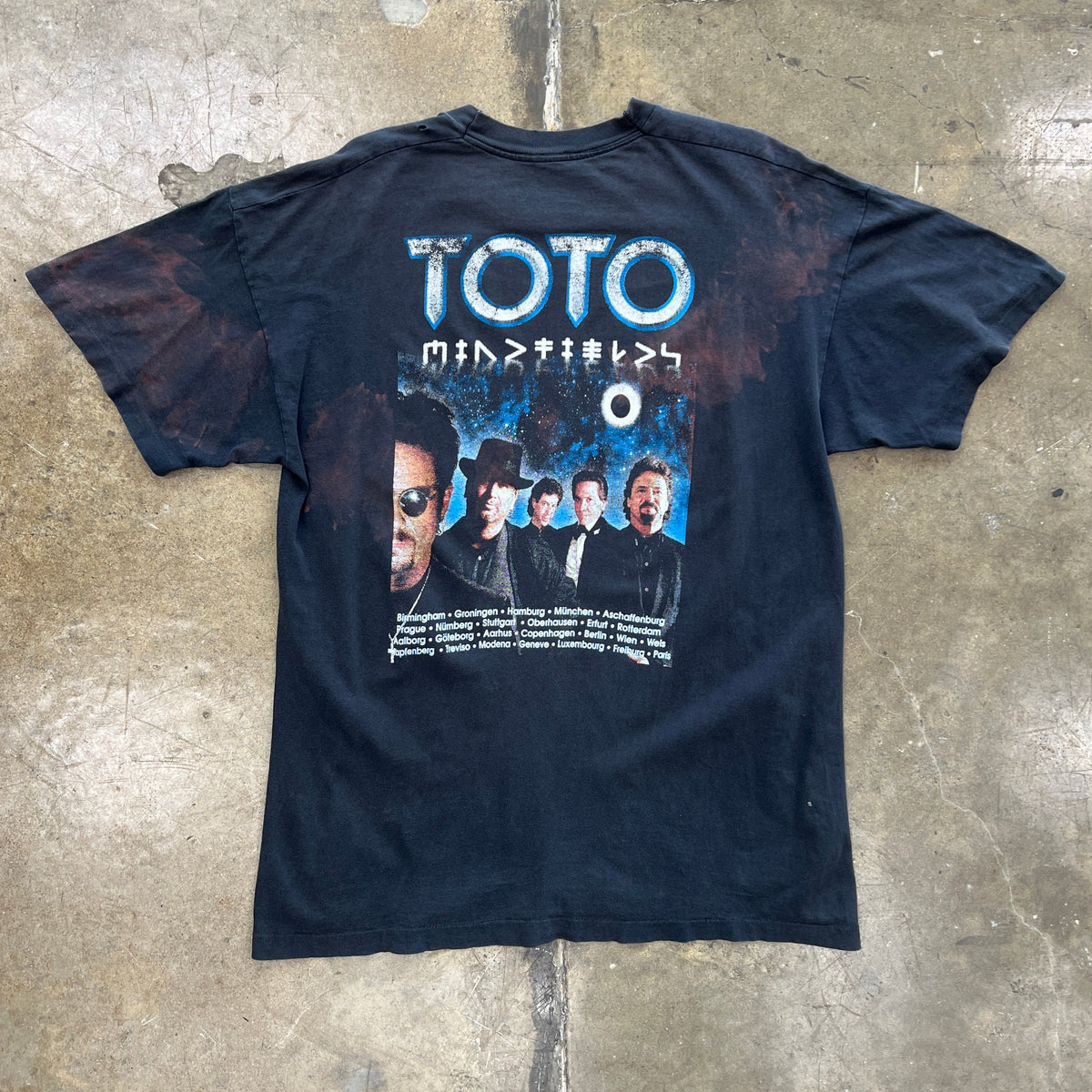 1999 Toto Reunion World Tour Band Tee