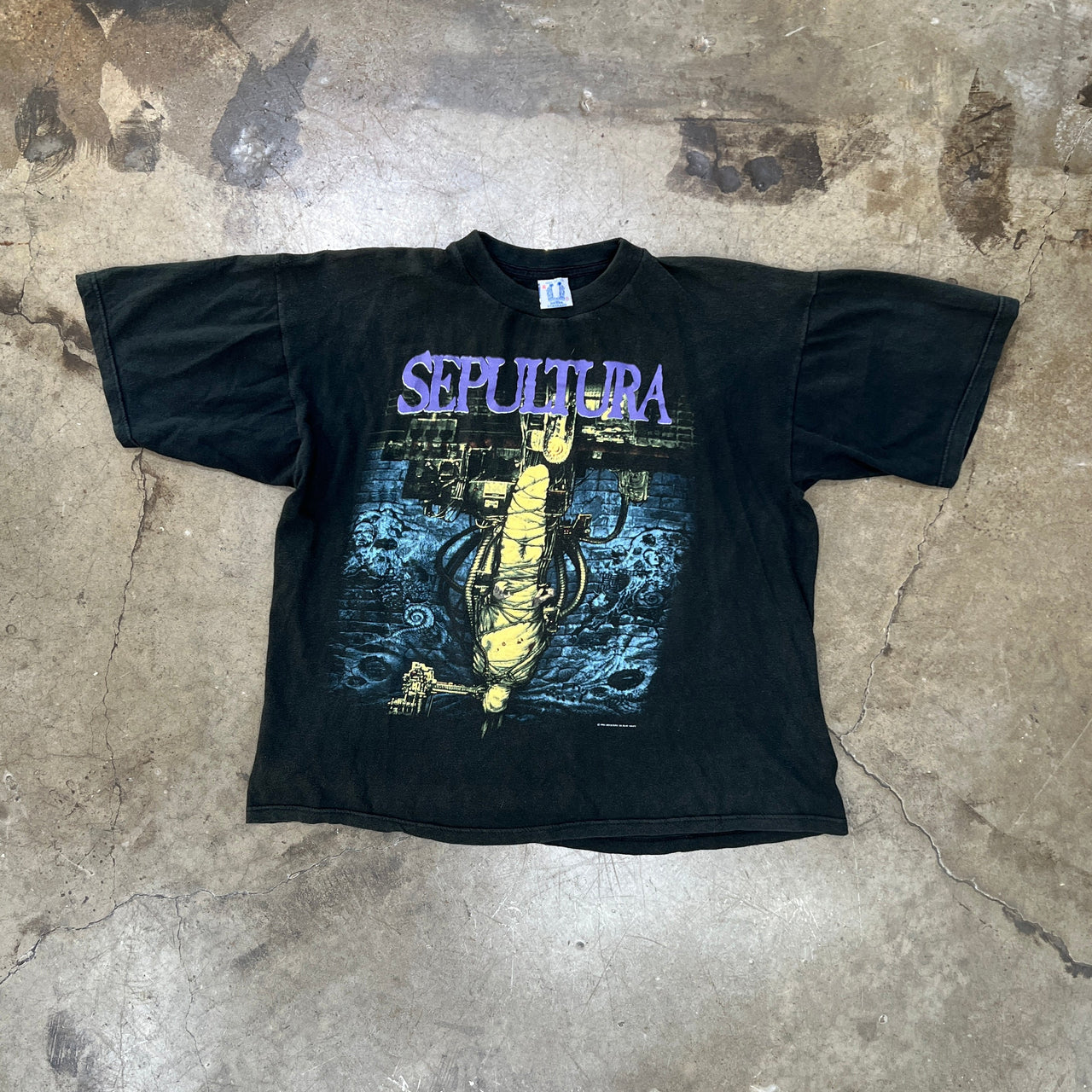 1993 Sepultura Chaos AD Album Band Tee