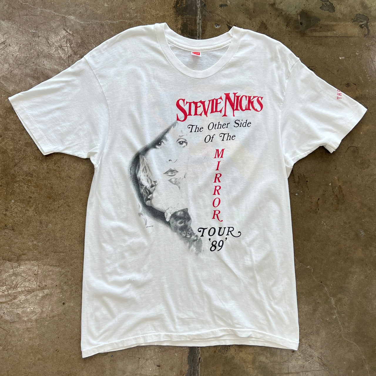 1989 Stevie Nicks Other Side of the Mirror Band Tour Tee
