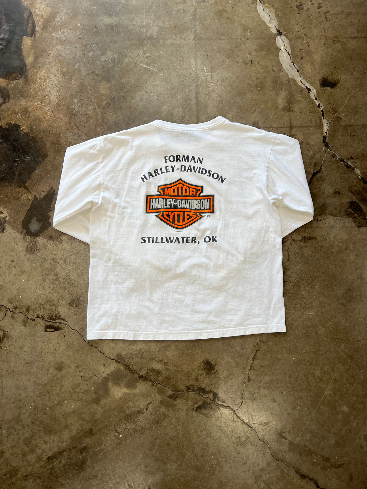 Harley Davidson Stillwater Oklahoma Long Sleeve Tee