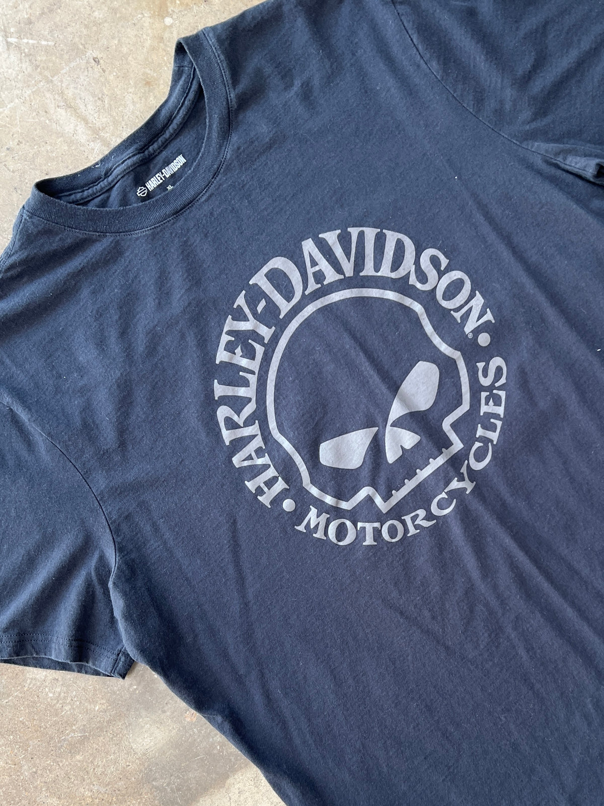 Harley Davidson Skull Logo Motorcycles Tee