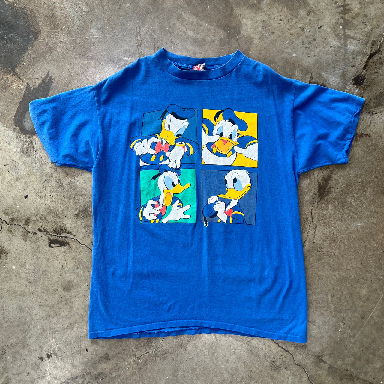 Disney Donald Duck Emotions Single Stitch Tee