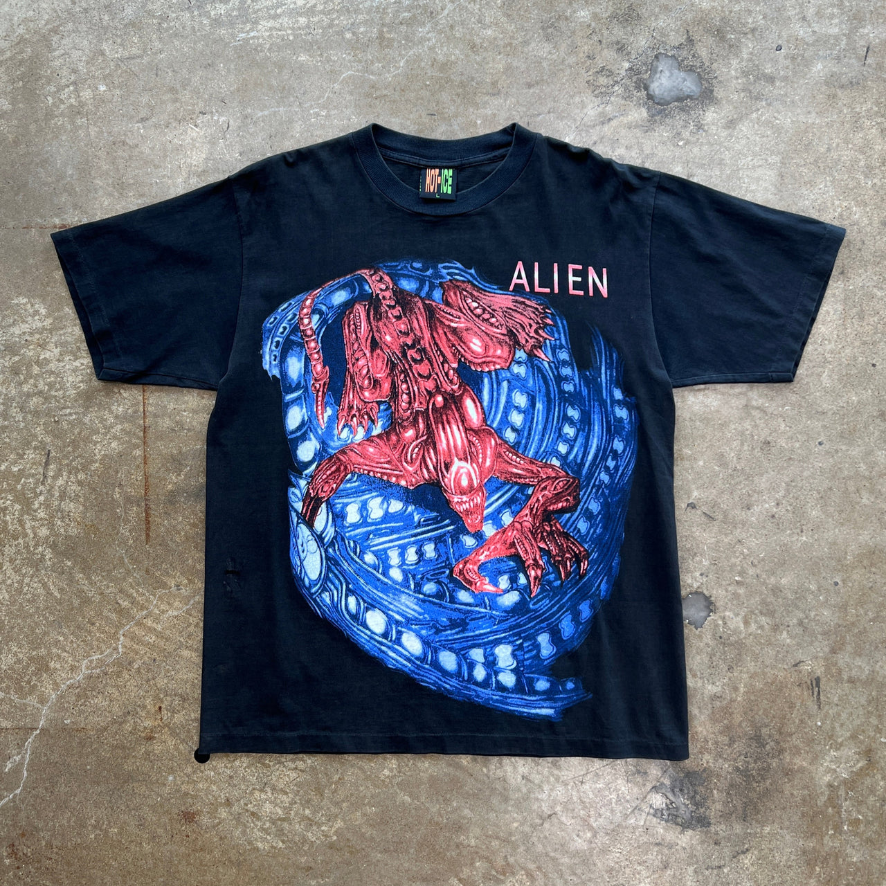 90s Alien Movie Promo Hot Ice Tag Tee