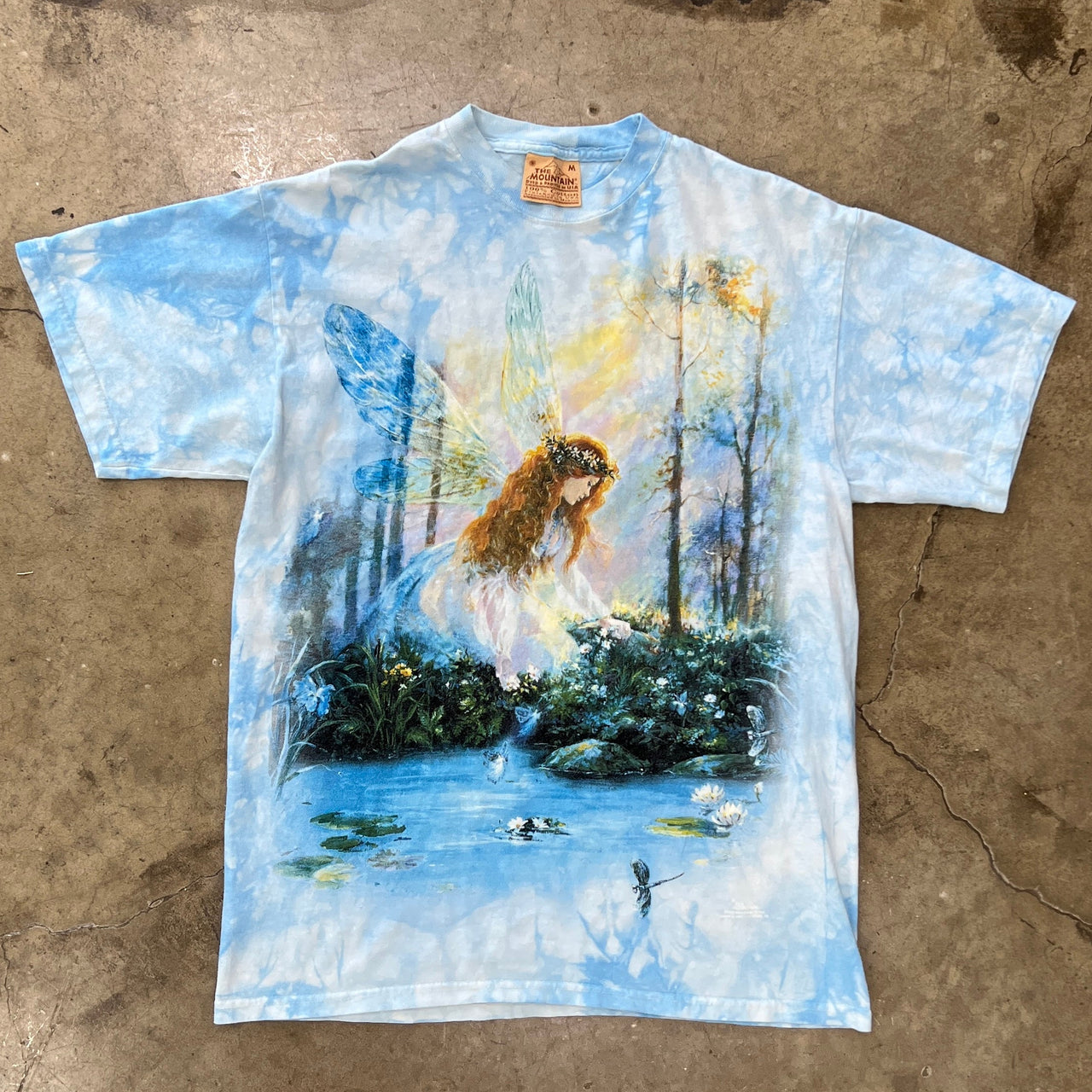 2000s Tie Dye Fairy Nature The Mountain Tee