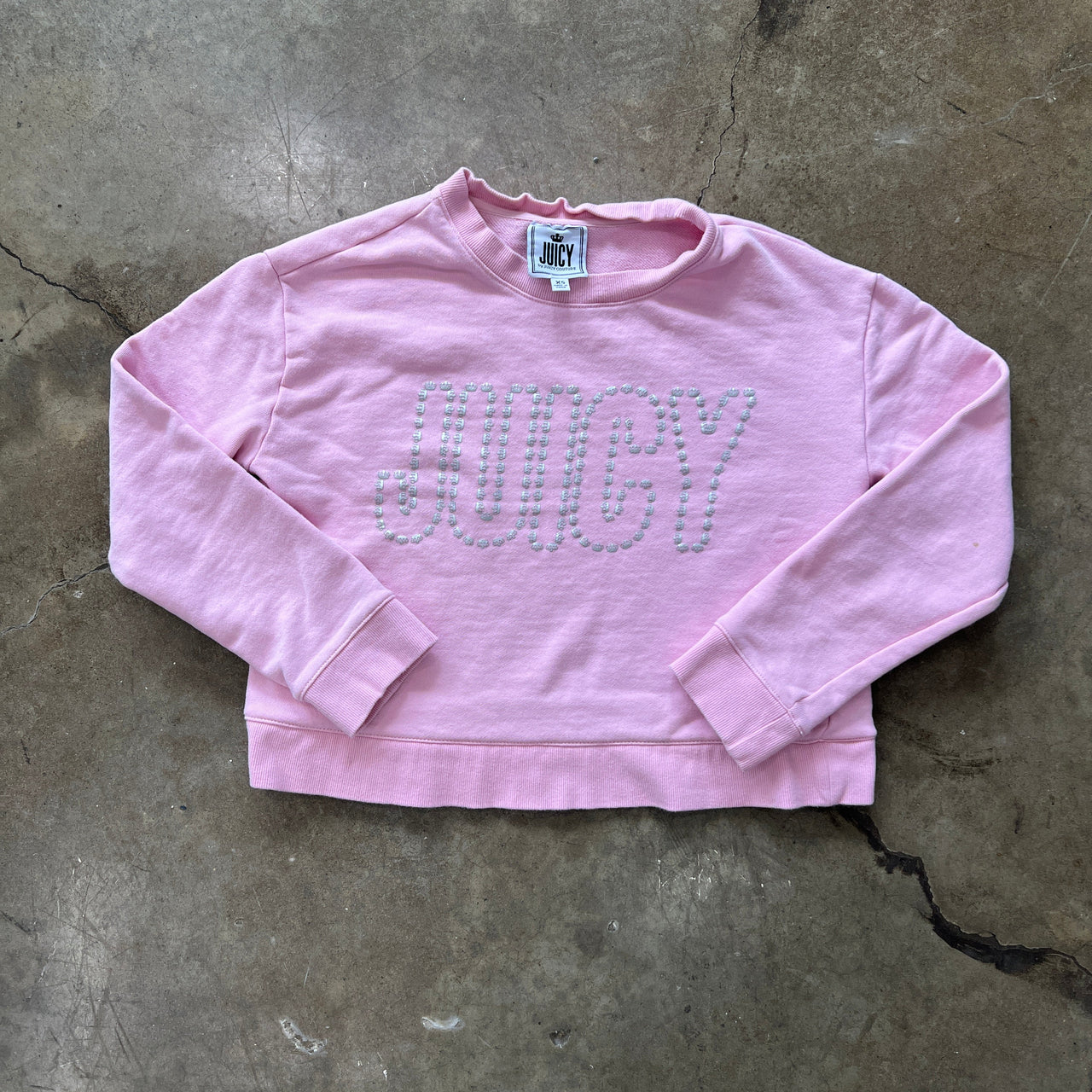 Juicy Couture Cropped Juicy Crewneck