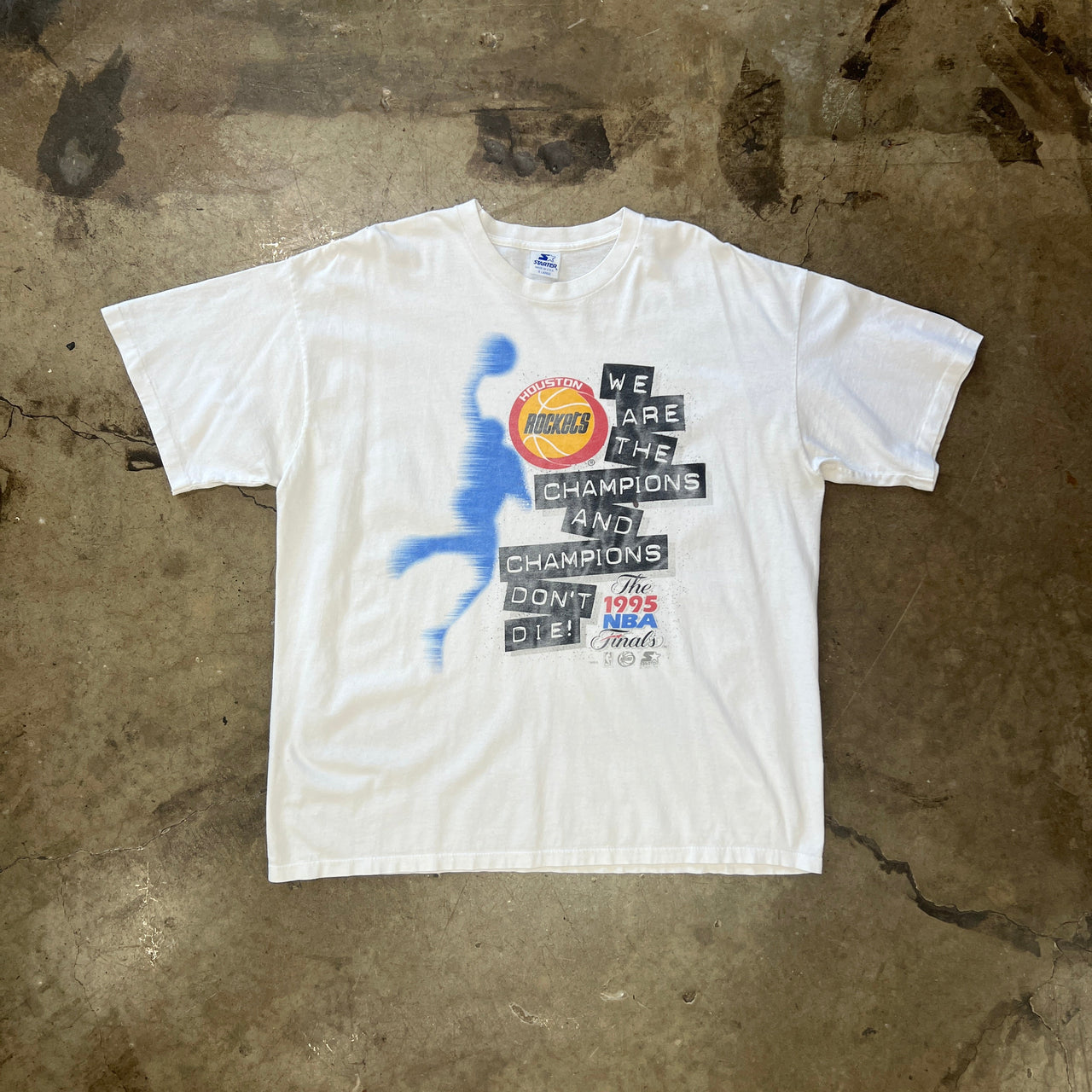 Starter Houston Rockets We Are Champs Tee