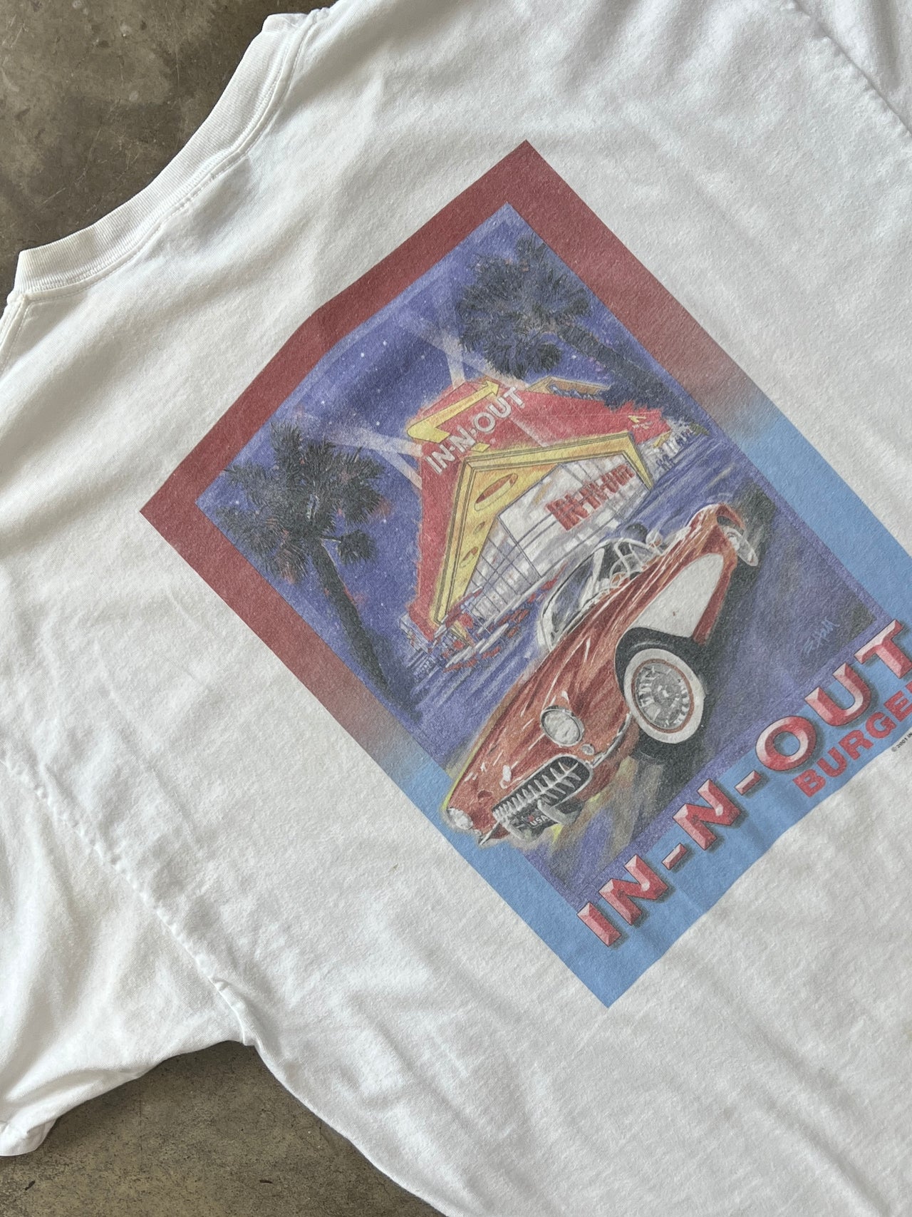 2001 In-N-Out Burger Fast Food Drive Thru Tee