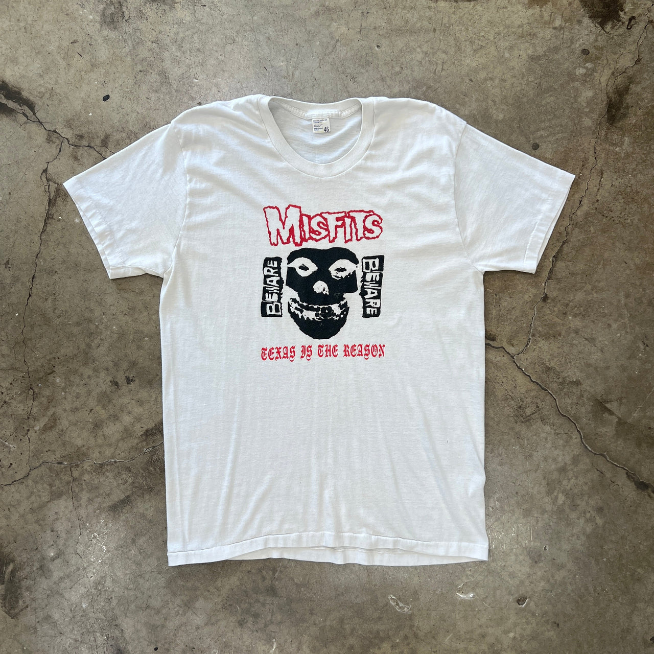 Misfits Beware Texas is the Reason Band Tee Single Stitch