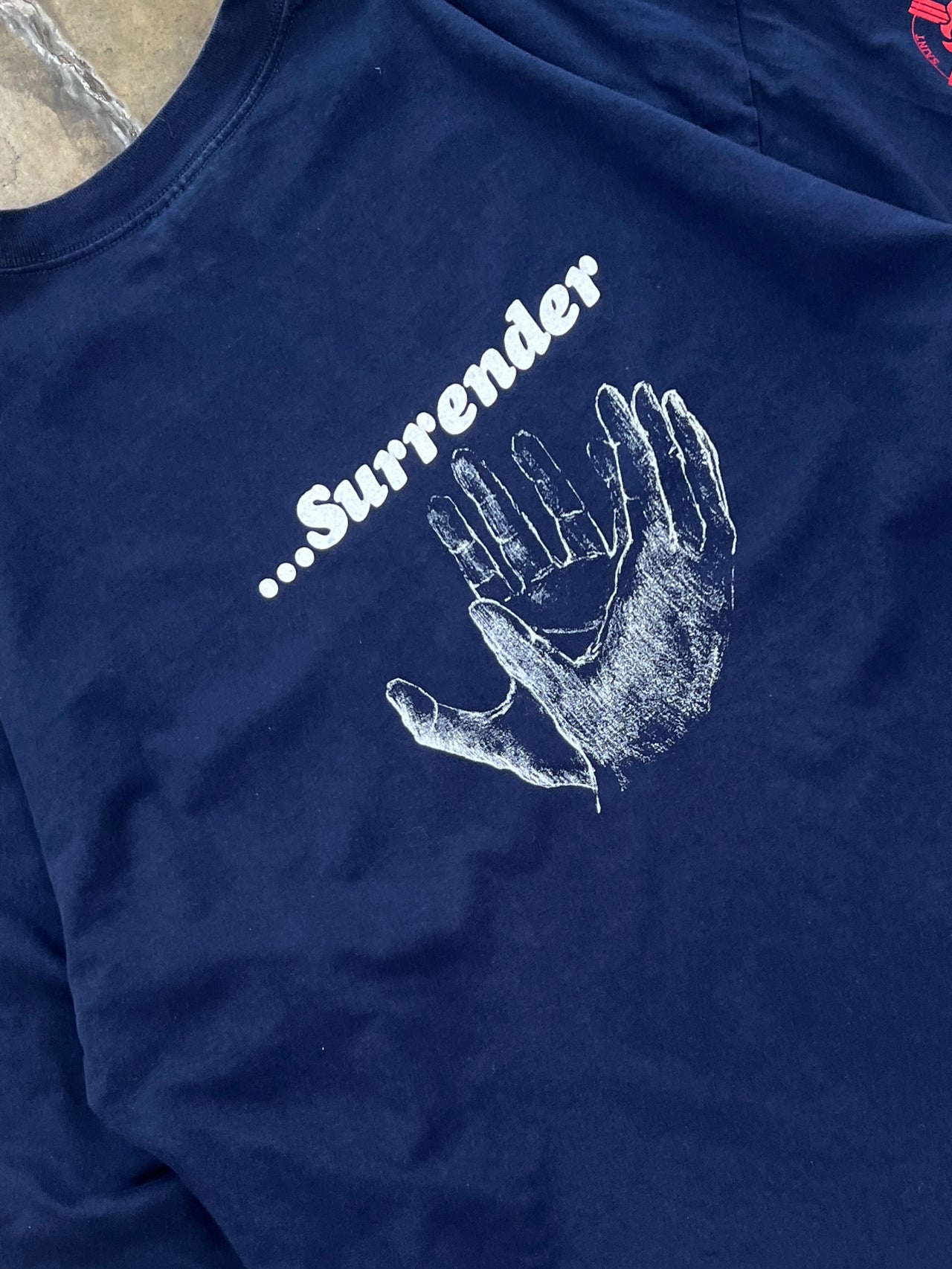 Take My Hands Surrender Jesus Religious Tee LS