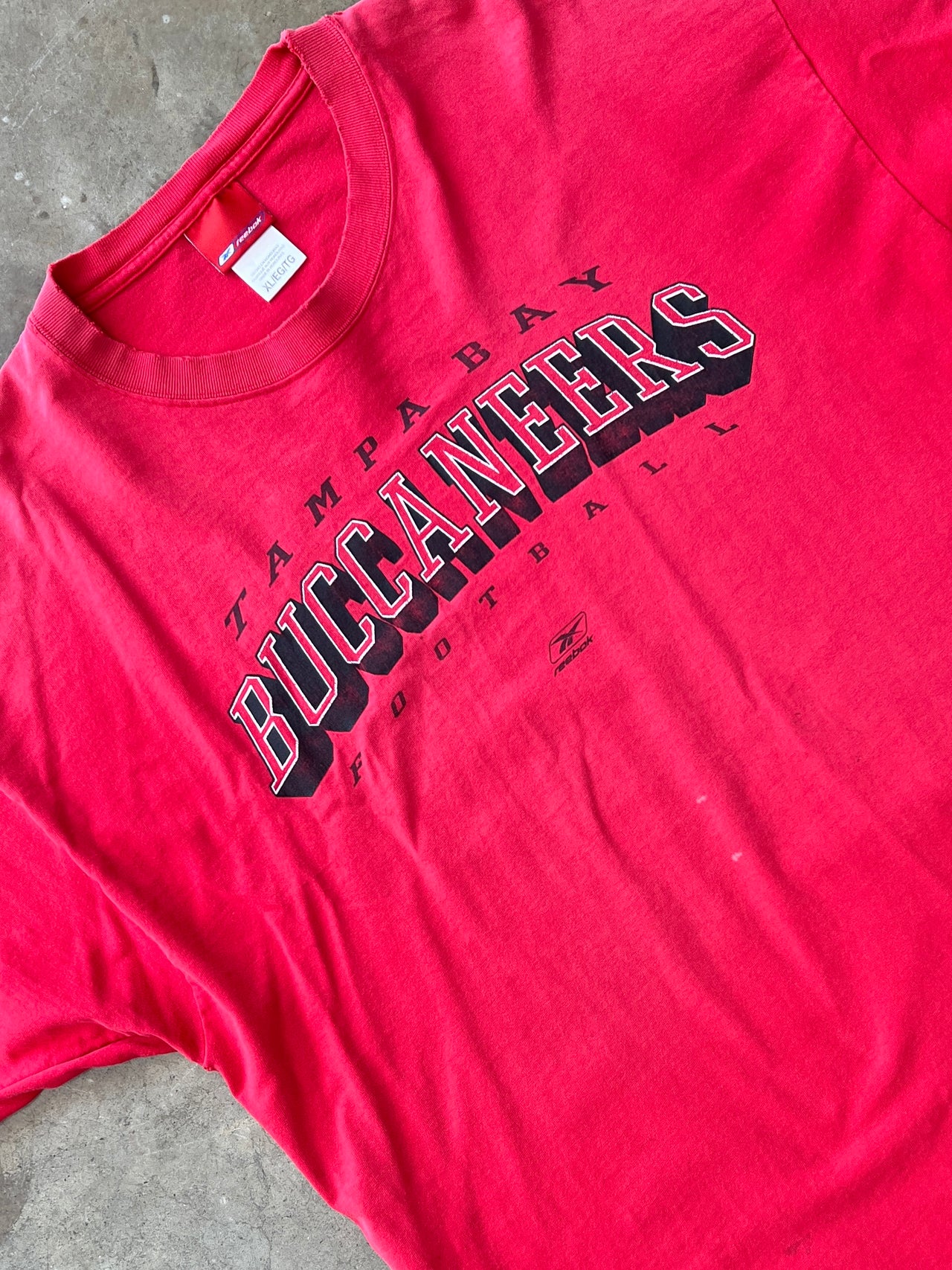 NFL Reebok Tampa Bay Buccaneers Football Tee