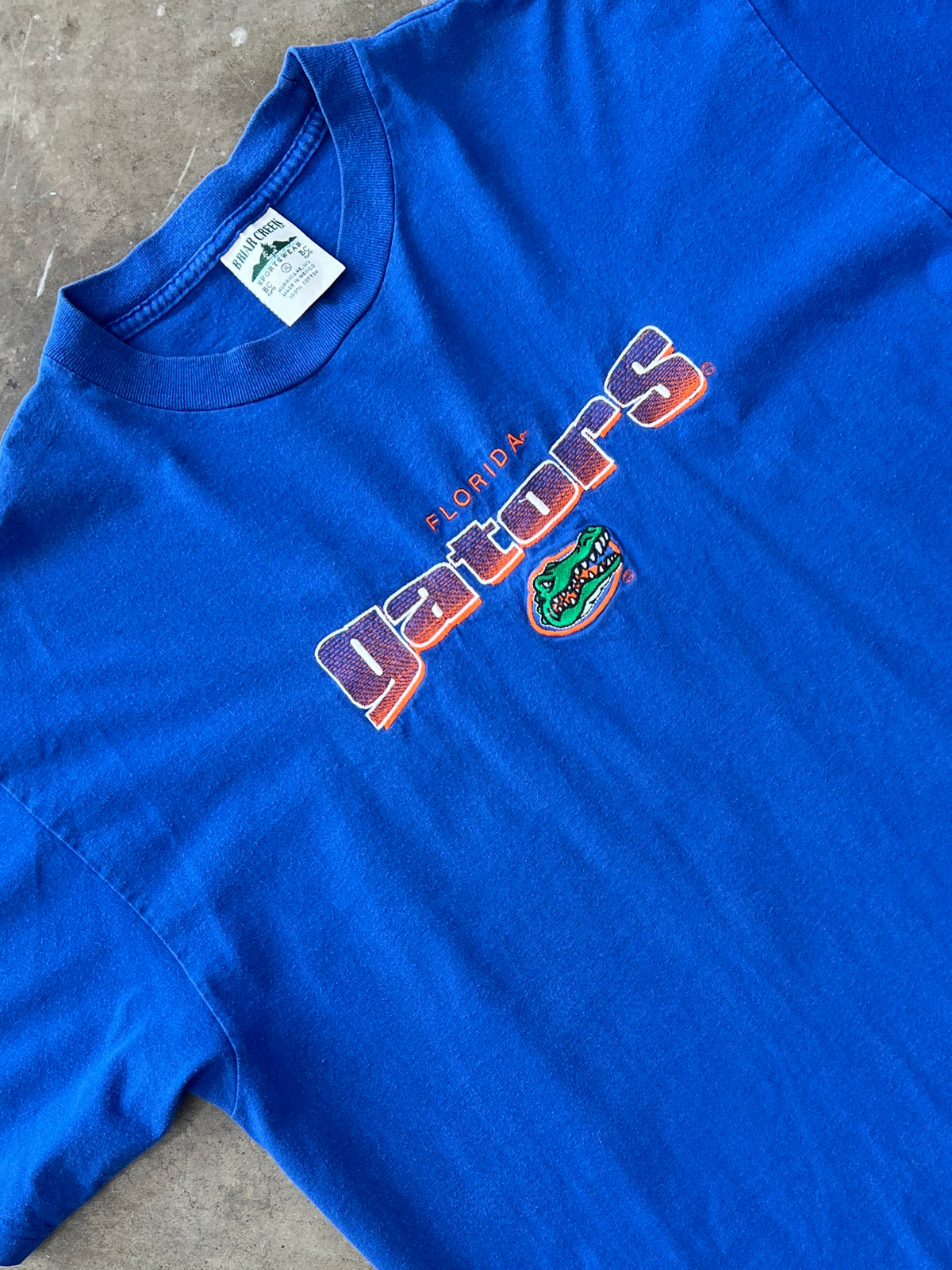 90s Florida Gators Embroidered Football Tee