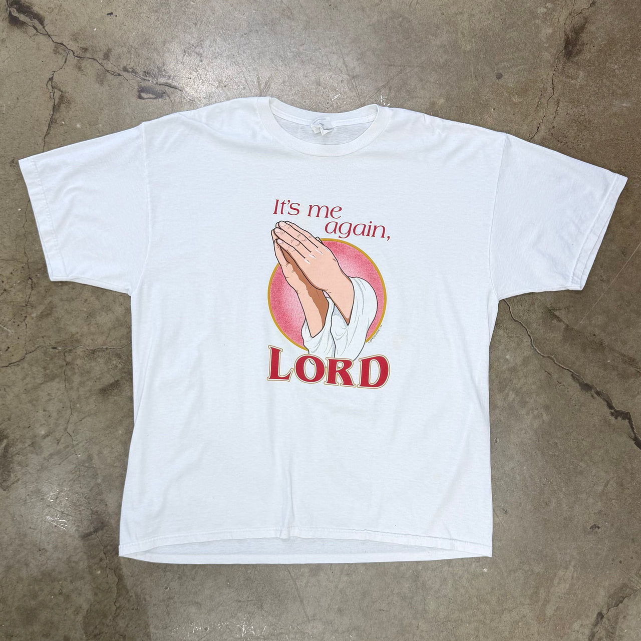 It's Me Again Prayer Hands Religious Jesus Tee