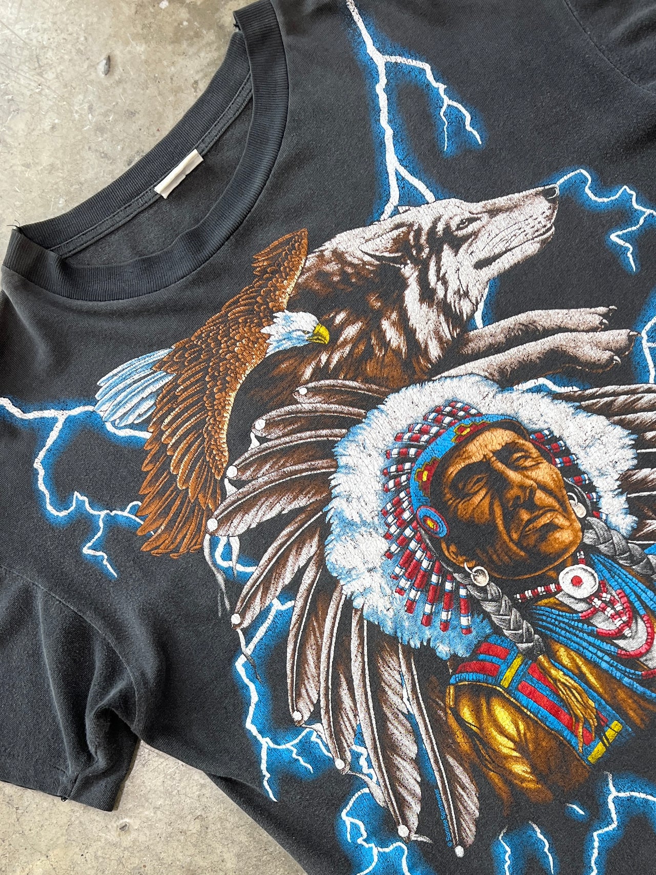 American Thunder Native American Eagle Tee