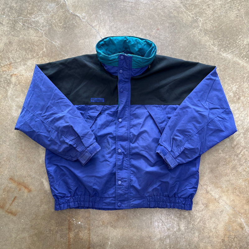 Columbia Colorblock Heavy Windbreaker Jacket XL