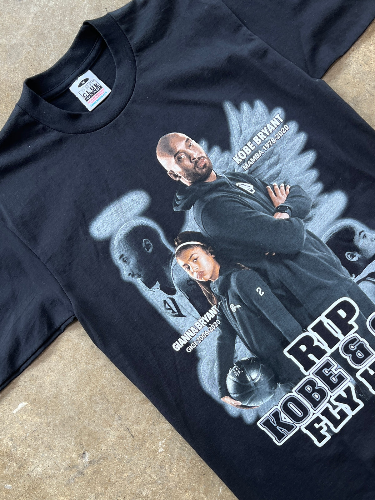 RIP Kobe Bryant and Gigi Fly High Mamba Tee
