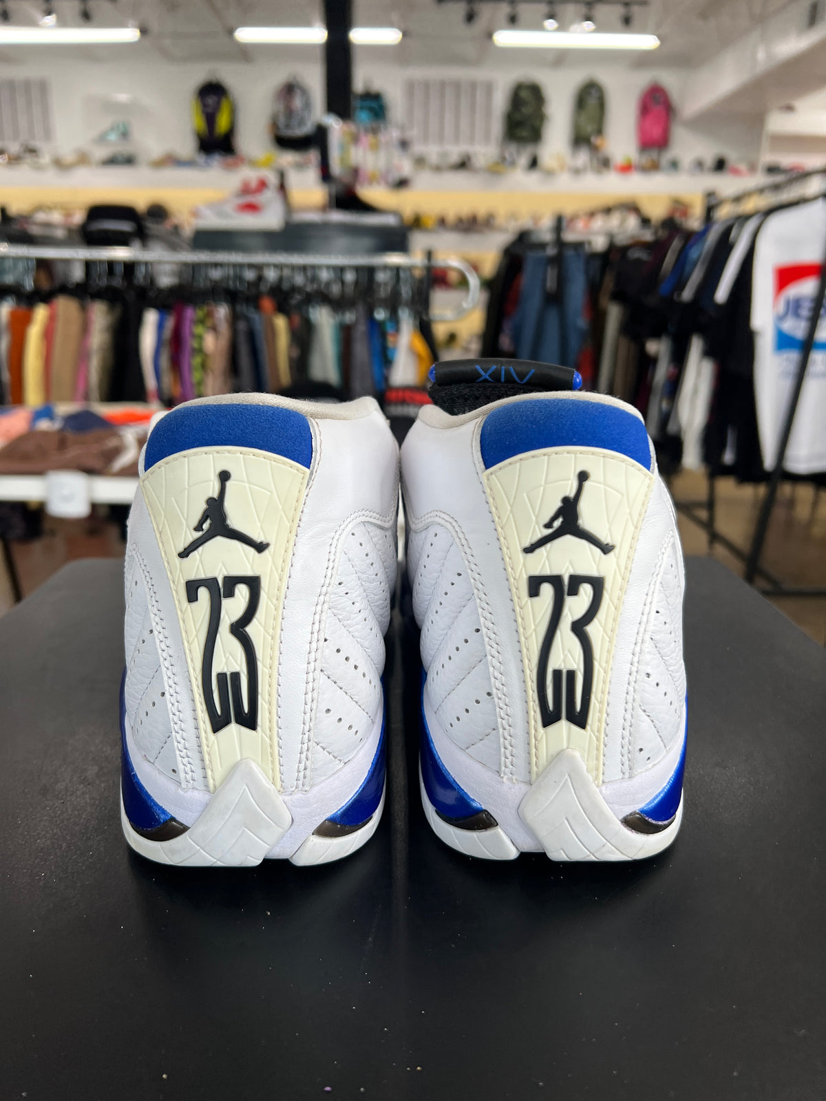 Air Jordan 14 White Hyper Royal