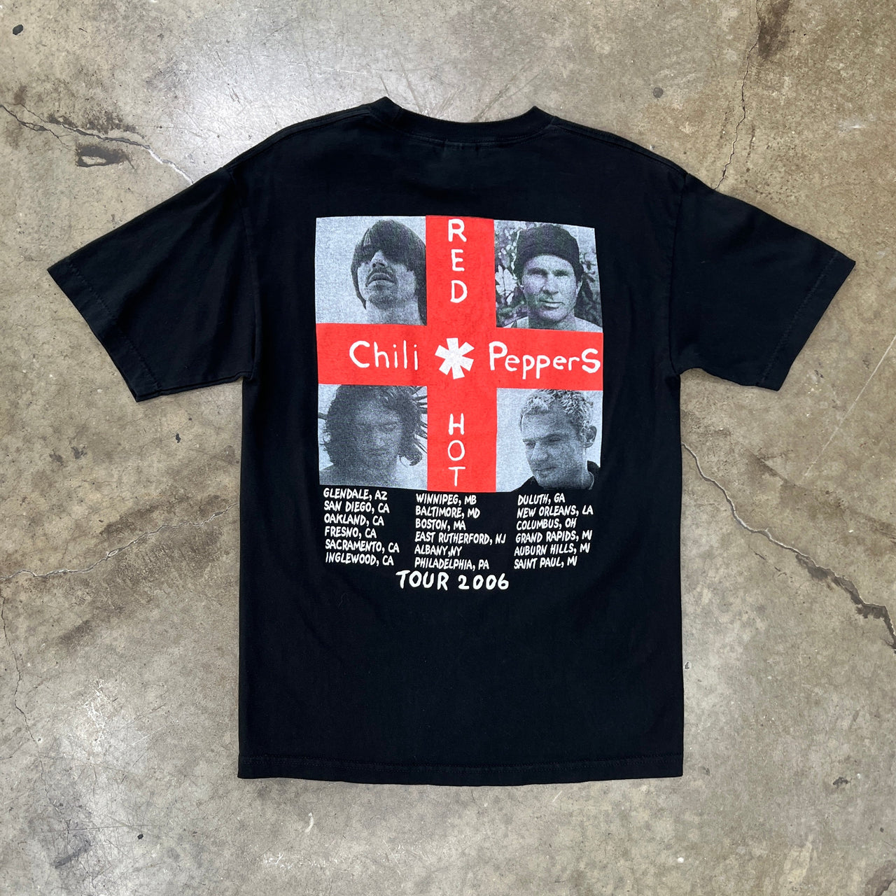 2006 Red Hot Chili Peppers Boot Band Tour Tee