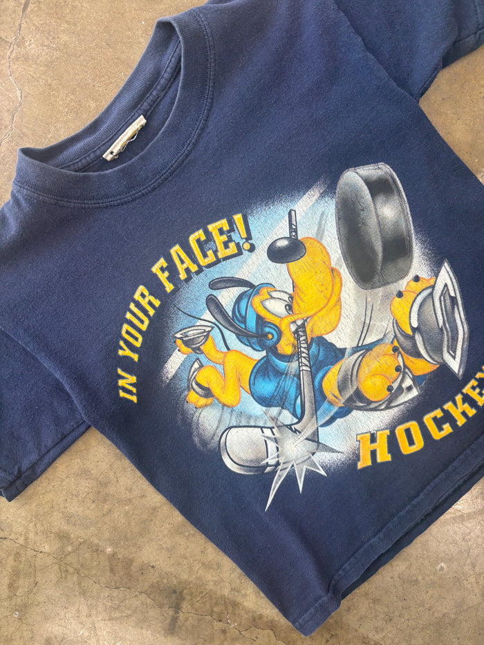 Disney Hockey Pluto Tee Youth Medium