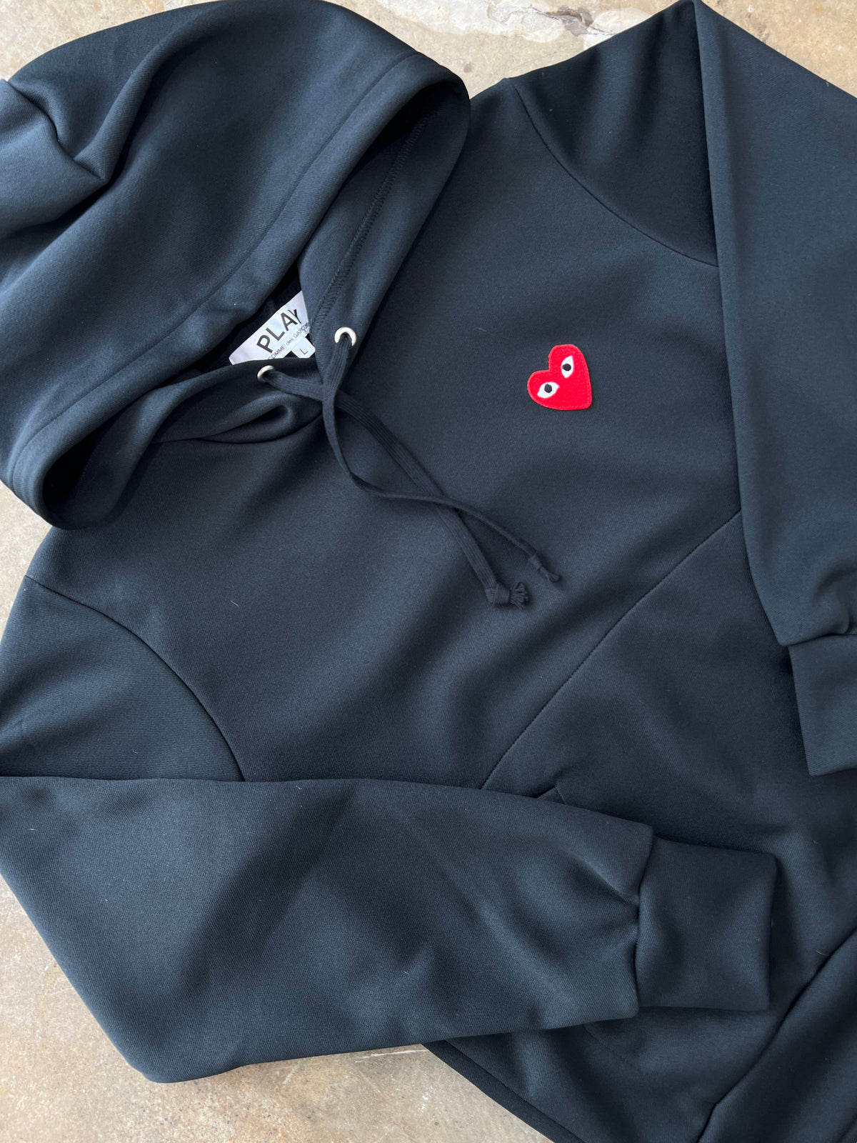 Comme De Garcons Play Heart Hoodie