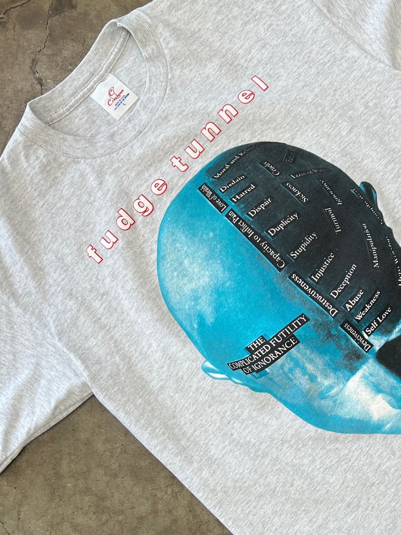 1994 Fudge Tunnel The Complicated Futility of Ignorance Band Single Stitch Tee
