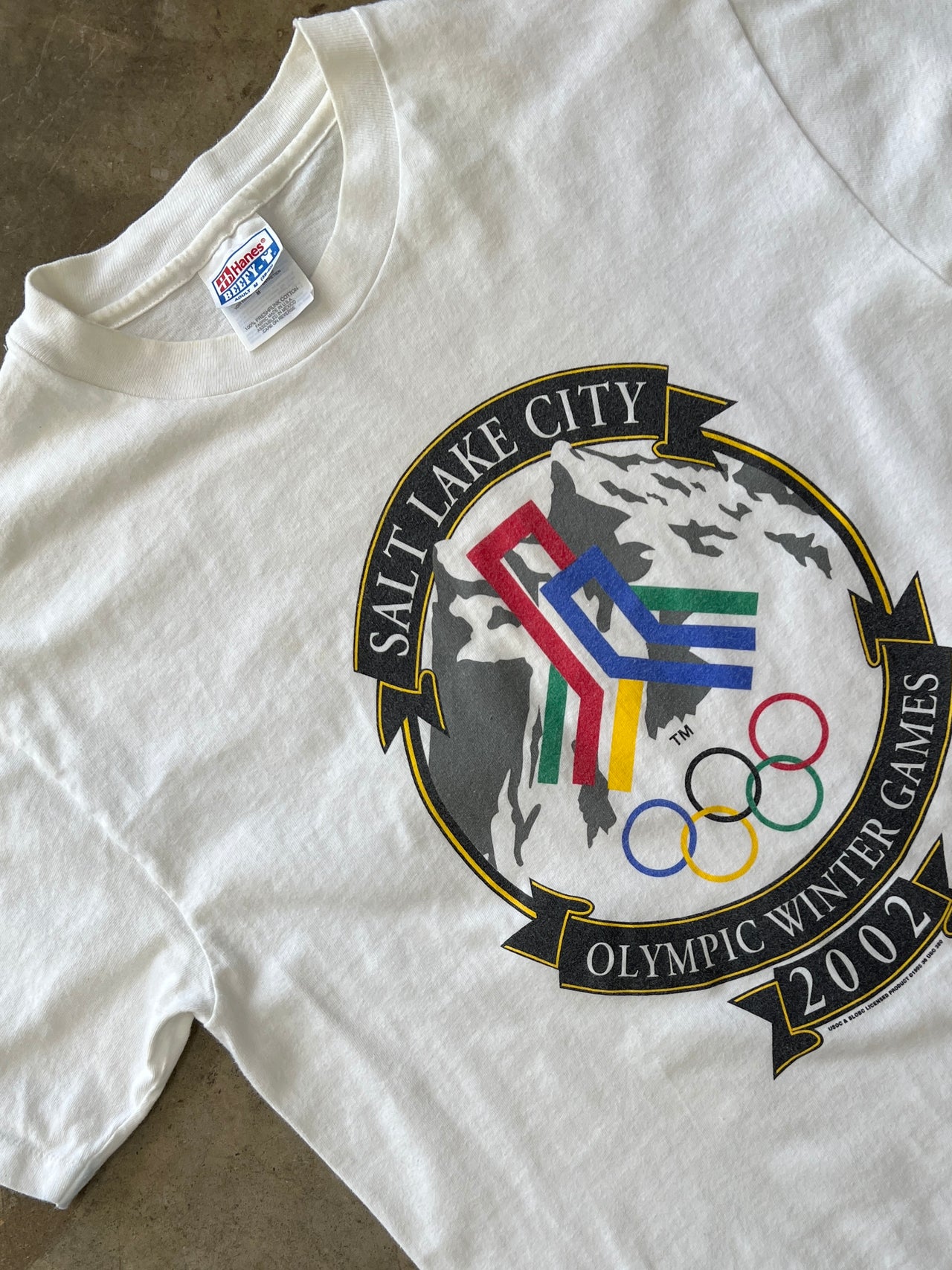 2002 Olympic Winter Games Single Stitch Tee