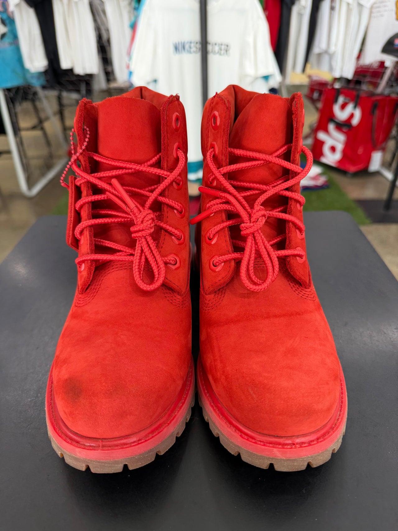 Timberland 6 Waterproof Boot 50th Anniversary Red Nubuck