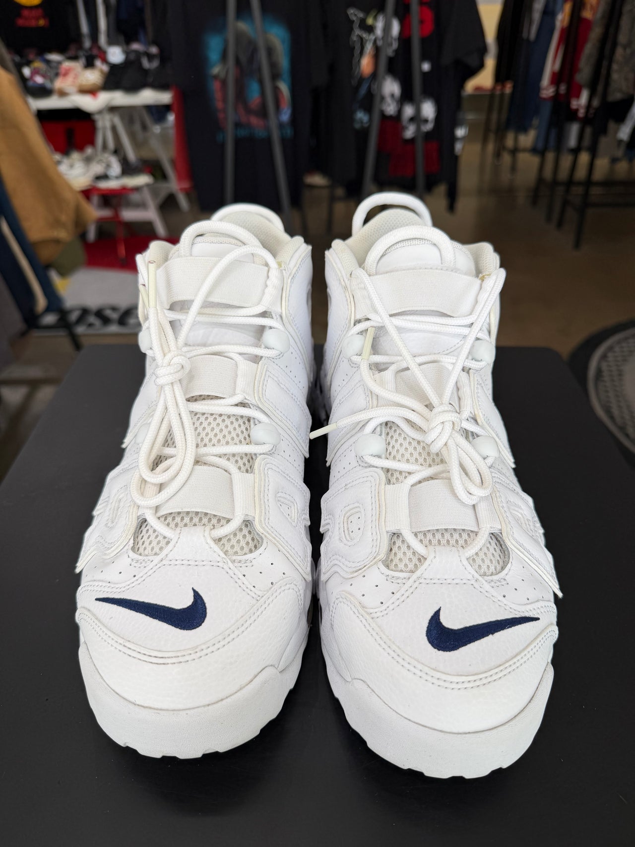 Nike Air More Uptempo White Midnight Navy (2022)