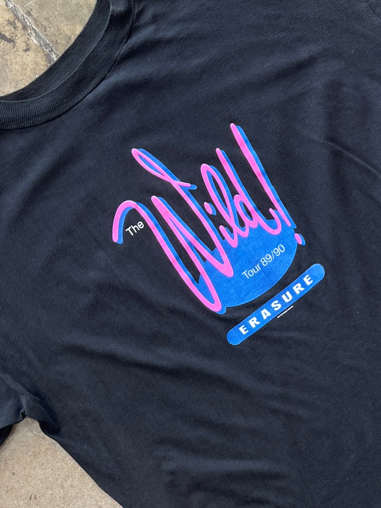 1990 Wild Erasure Tour Band Tee