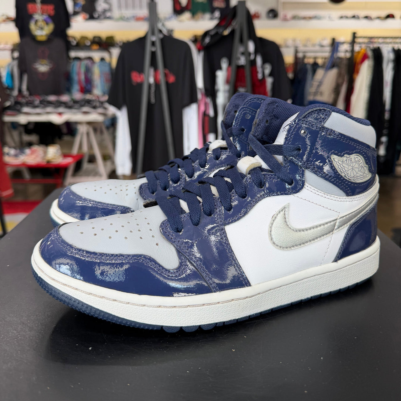 Air Jordan 1 Golf Patent Midnight Navy (2022)