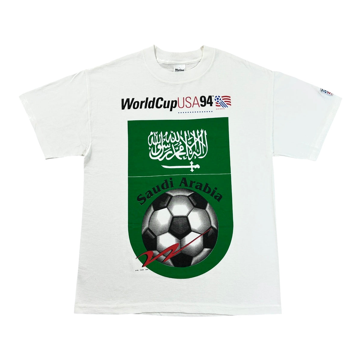 1994 USA Saudi Arabia Soccer World Cup Tee