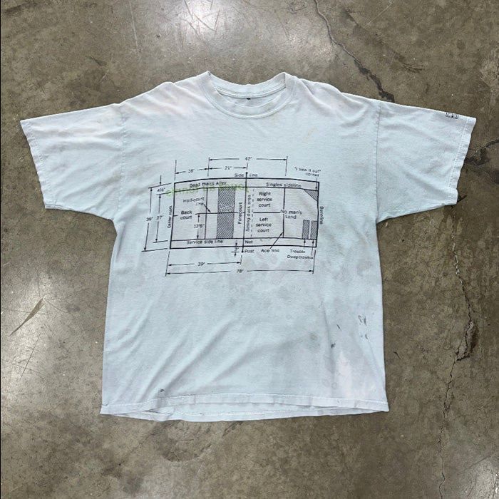 Blue Print No Man's Landing Dead Man's Alley Tee