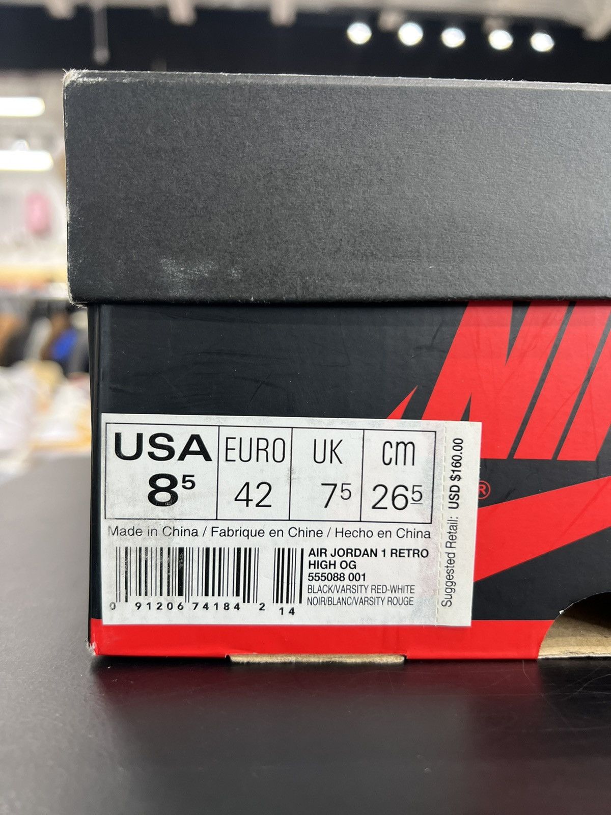 Air Jordan 1 Bred Banned