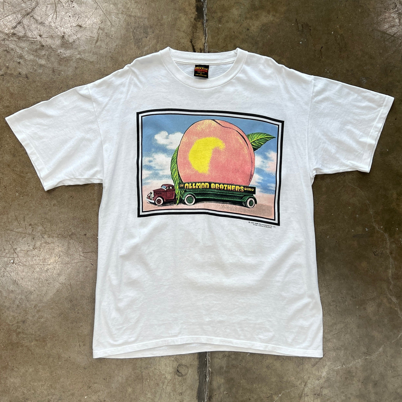 90s Allman Brothers Band Eat a Peach Truck Band Tee