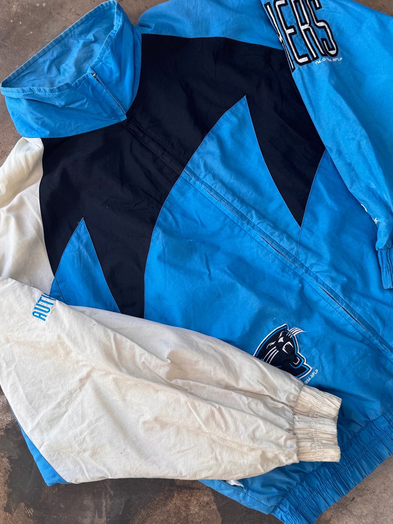 NFL Carolina Panthers Pro Logo Athletic Jacket