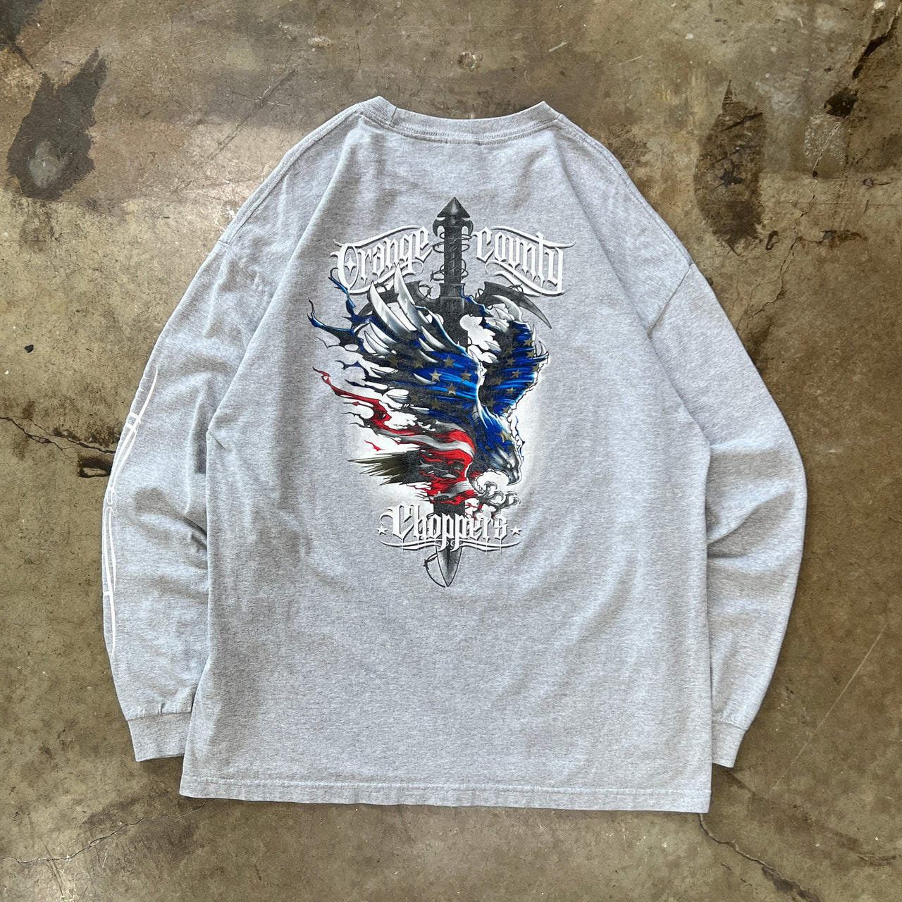 Orange County Choppers American Flag Sword LS