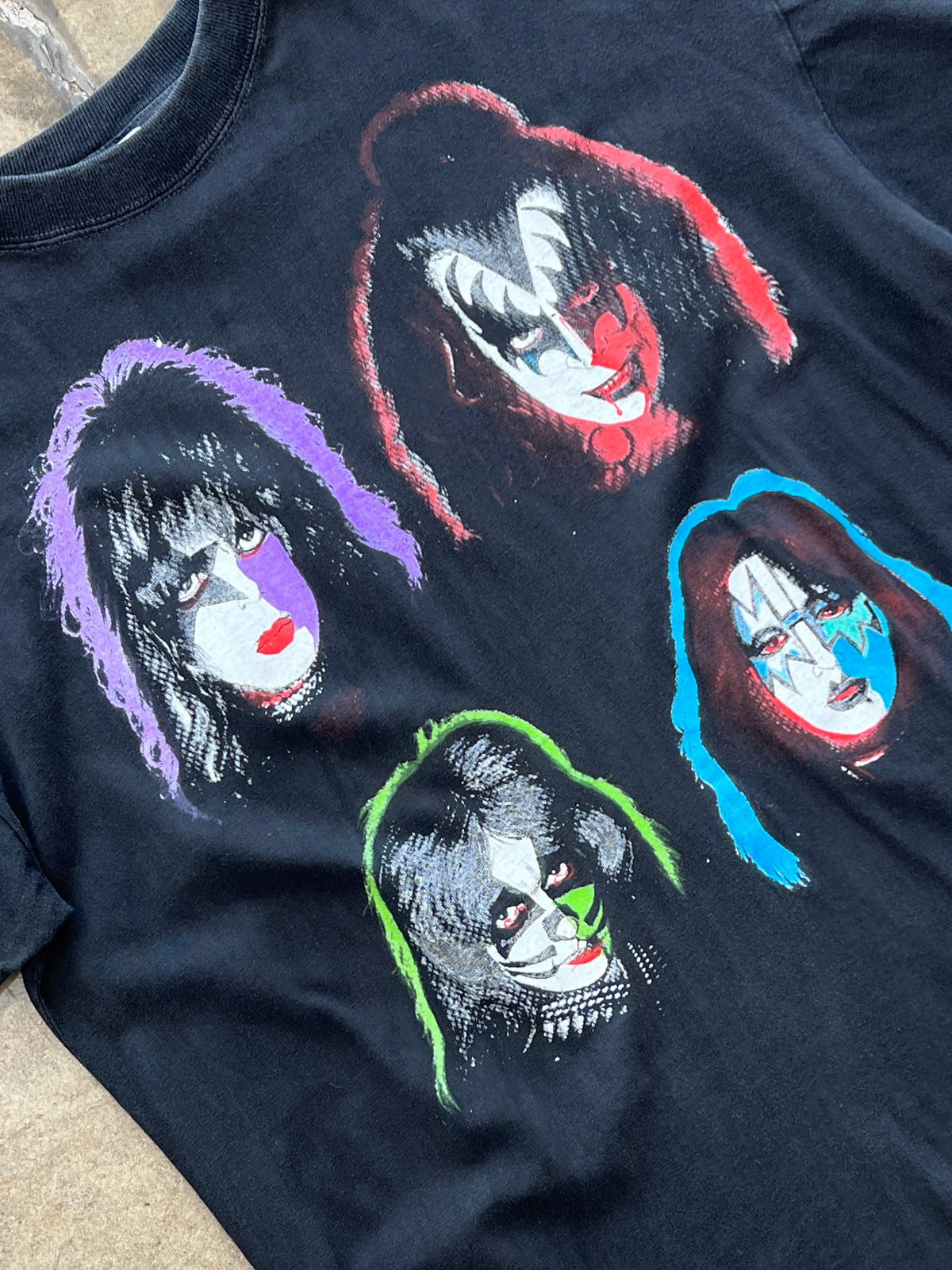 90s Kiss Solo Faces Euro Band Tee