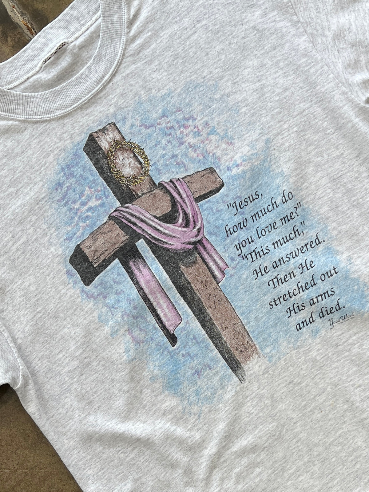 90s This Much Jesus Good Word Religious Jesus Tee